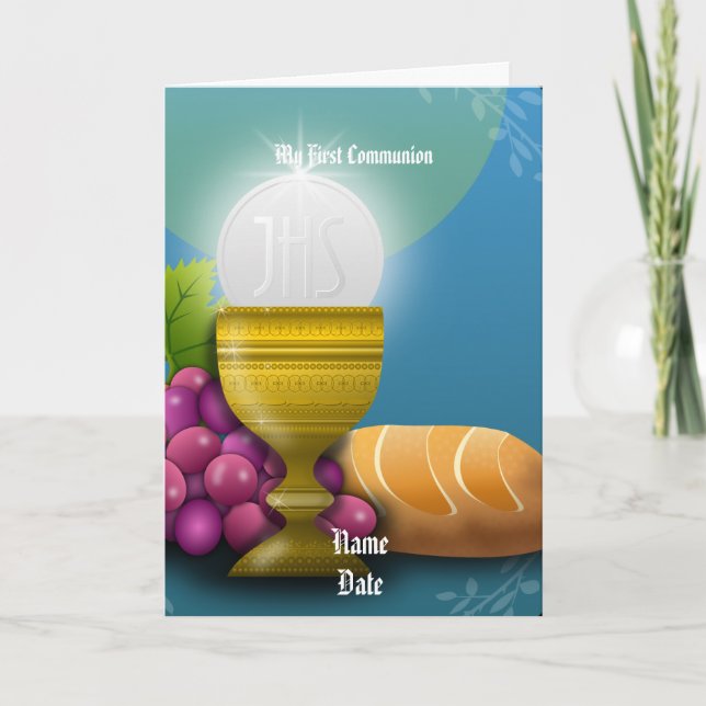 Första kommunfullmäktige ger Eucharistisk Personli Kort (Framsida)