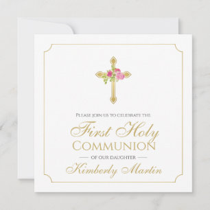 Första kommunfullmäktige Guld Kor Rosa ros Christi Inbjudningar