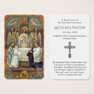 Första kommunfullmäktige Prayers | Boy & Girl Visitkort