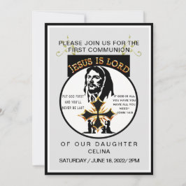 Första kommunion inbjudningar