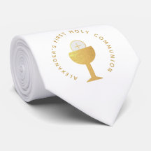 Första Kommunion Vit Falsk Guld Kalk Eukaristi