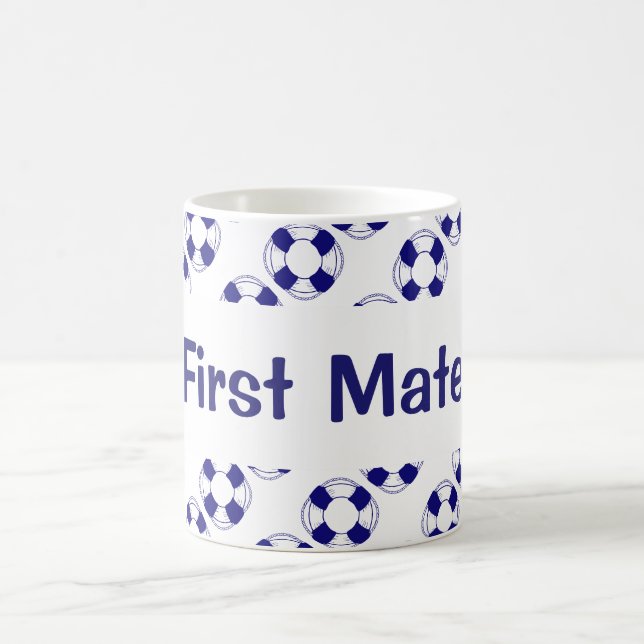 Första kompis med livpreserveren kaffemugg (Center)