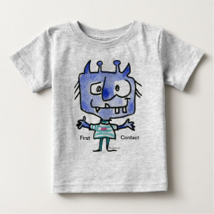 Första kontakt: Blue Alien #22 T Shirt