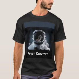 Första kontakt med Astronaut och Alien T Shirt