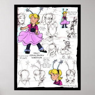 Första kontakten Lakan för Sally Robertson Poster