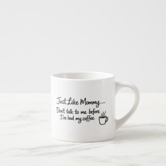 Första kopp kaffe, precis som Mamma Espressomugg