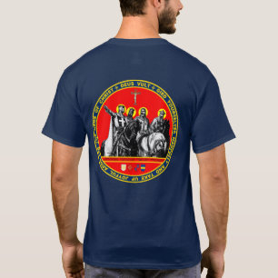Första korsfarare förseglar skjortan t-shirt