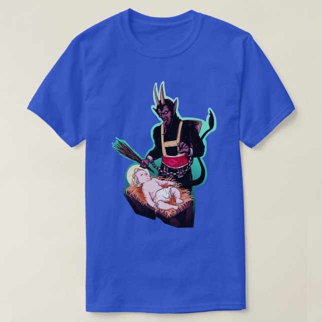 Första Krampus T Shirt (Design framsida)