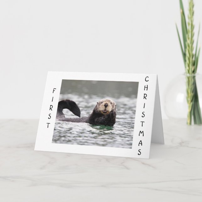 FÖRSTA KRISTMASEN FÖR BABY I DITT LIV HELGKORT (Framsida)