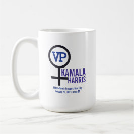 Första kvinnans Vice President Kamala Harris VP Kaffemugg