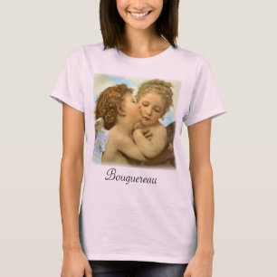 Första kyssen (ängladetalj) av Bouguereau T-shirt