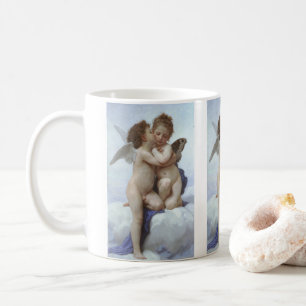 Första kyssen av Bouguereau, Återgivning av viktor Kaffemugg