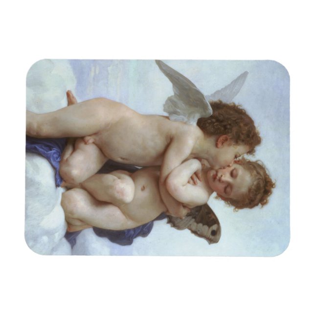 Första kyssen av Bouguereau, Återgivning av viktor Magnet (Horisontell)