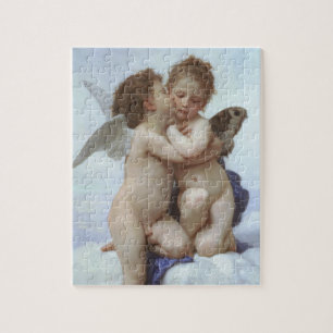 Första kyssen av Bouguereau, Återgivning av viktor Pussel