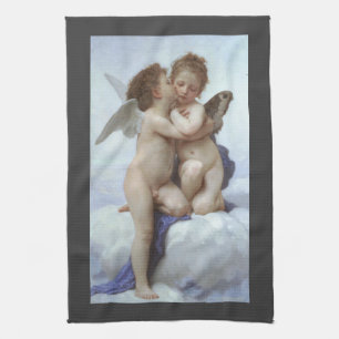 Första kyssen av Bouguereau, Vintage Victorian Ang Kökshandduk