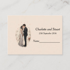 Första kyssen placeringskort