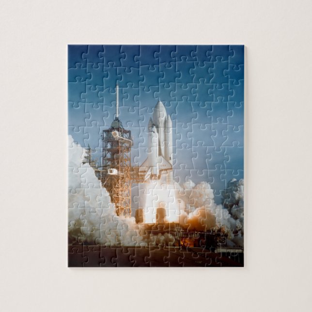 Första lanseringen av rymdfärjan Columbia 1981 Pussel (Vertikal)
