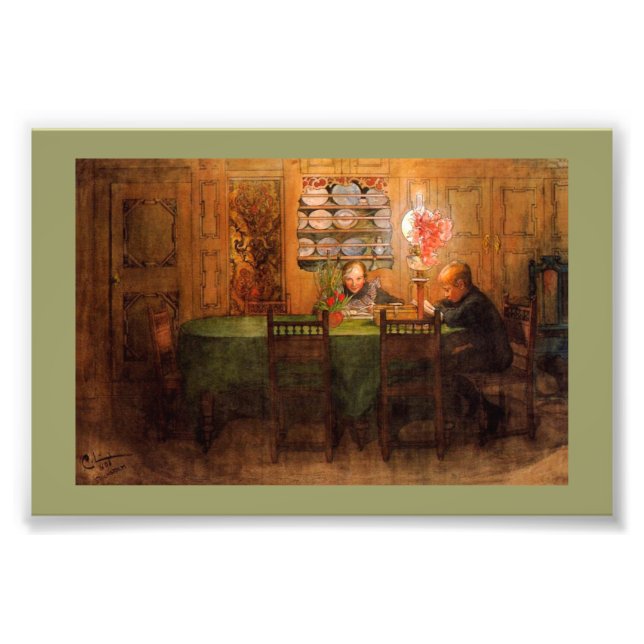 Första läxan 1898 fototryck (Framsidan)