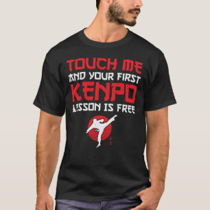 Första lektionen gratis amerikanskt kenpo karate t shirt