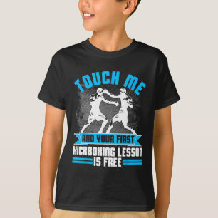 Första lektionen Kickboxning T T-shirt Mma-gåva fö