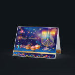 Första ljus i Hanukkah-festivalen i Ljus Party Tack Kort<br><div class="desc">Första ljudet av Hanukkah. Lycklig Hanukkah-festivalen för ljus-partiet bjuder in skönhets-judiskt helgdag-kort. Den vackra judiska Helgdag Chanukkah-bakgrunden med traditionella dekorativa Chanuka-symboler - trädedrömmar (spinnande topp), nötter, hanukkiah-menorah, ljus, David-stjärnan och åkande ljus tapet guld mönster. Hanukkah-festivalen för dekorationen om evenemanget ljus. Jerusalem, Israel. Inbjudningar och mallar > Design för inbjudningar och...</div>