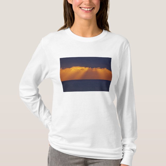 Första ljuset över Tasmanhavet, Australien Tee (Framsida)