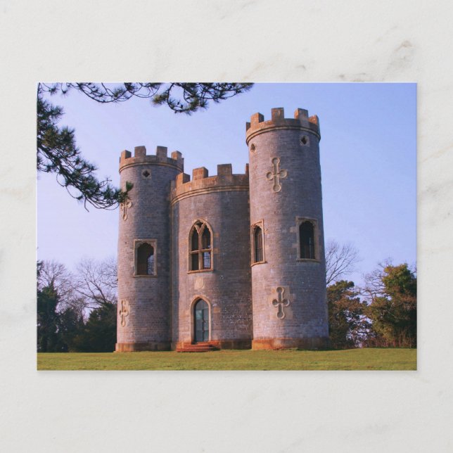 Första ljuset på slottet - vykort (Framsida)