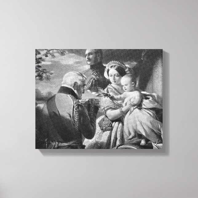 Första maj 1851, graverad av Werner Canvastryck (Framsida)