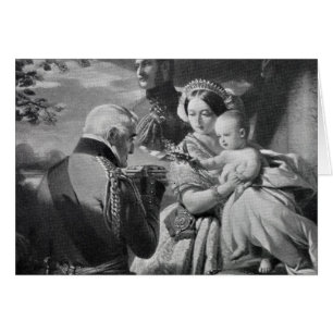 Första maj 1851, graverad av Werner Hälsningskort