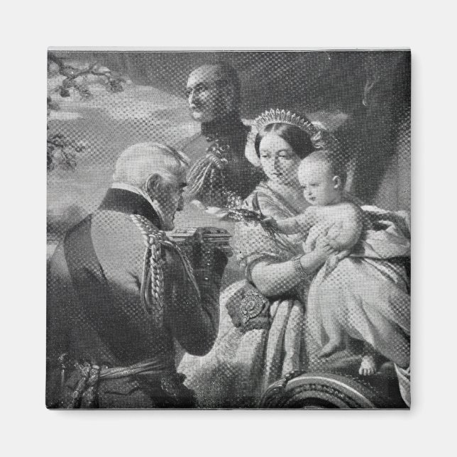 Första maj 1851, graverad av Werner Magnet (Framsidan)