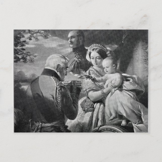 Första maj 1851, graverad av Werner Vykort (Framsida)