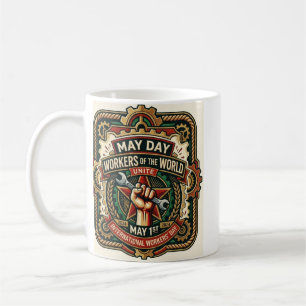 Första maj-mugg kaffemugg