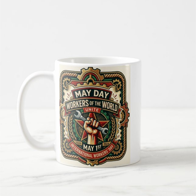 Första maj-mugg kaffemugg (Vänster)