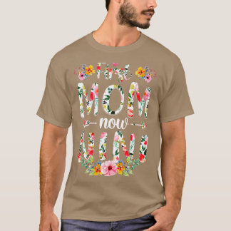 Första Mamma Now Nini Funny Nini Mors dag Gift T Shirt