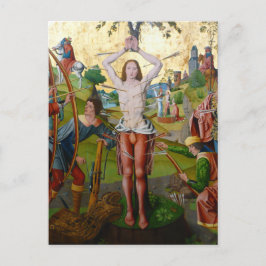Första martyrskapet Saint Sebastian (M 013) vykort