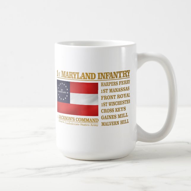 Första marylandinfanteriet (BA2) Kaffemugg (Höger)