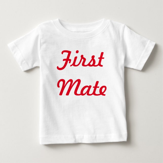 Första Mate T-Shirt (Framsida)