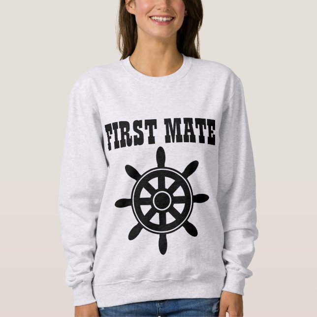 Första Mate T-Shirts Nautical (Framsida)