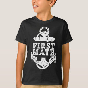 Första Mate Yacht Frakt Sea Boat T Shirt