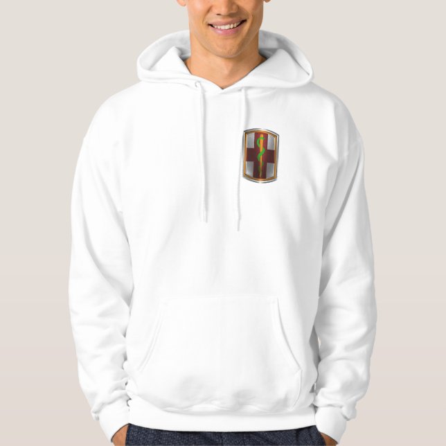 Första medicinska brigaden hoodie (Framsida)