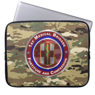 Första medicinska brigaden laptop fodral