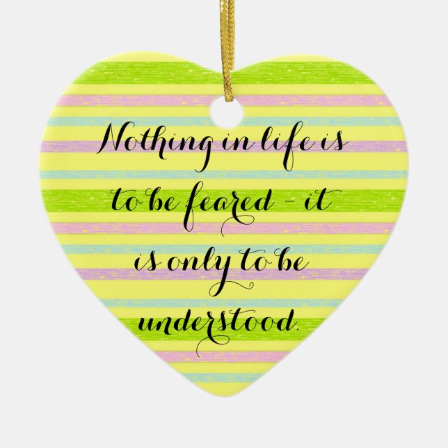 Förstå mer Curiecitationsteckenprydnad Julgransprydnad Keramik (Framsidan)