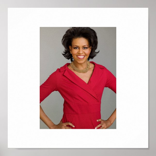 FÖRSTA MICHELLE OBAMA DAM POSTER (Framsidan)