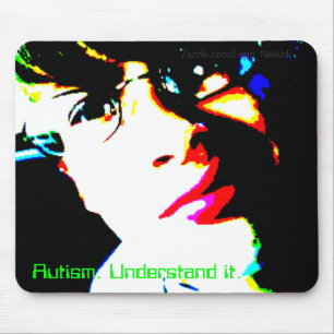 "Förstå mig" Autismmedvetenheten Mousepad Musmatta