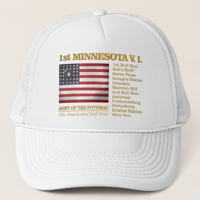 Första Minnesota Volunteer Infantry (BH) Keps (Framsida)