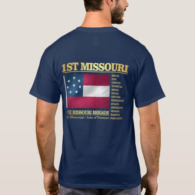 Första Missouri Infantry (BA2) Tee (Baksida)