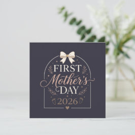 Första Mors dag 2026 , Ny Mamma Inbjudningar