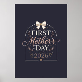 Första Mors dag 2026 , Ny Mamma Poster