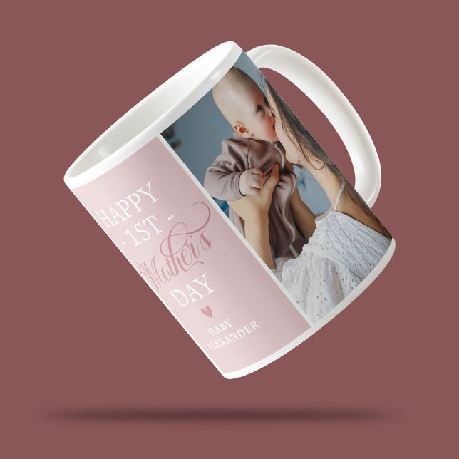 Första mors dag 2 Foto Rosa Kaffemugg (Skapare uppladdad)