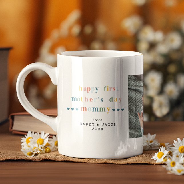 Första mors dag | 3 Fotosammanställning Kaffemugg (Skapare uppladdad)
